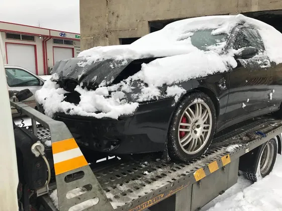 Opel Corsa след катастрофа