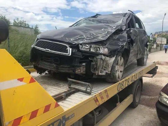 Пътна помощ след катастрофа