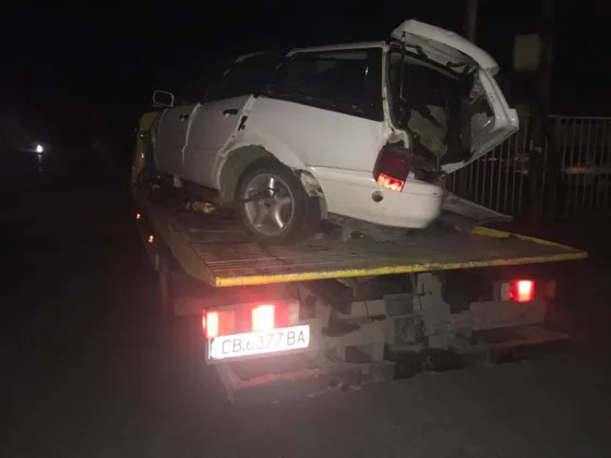 VW Passat след катастрофа