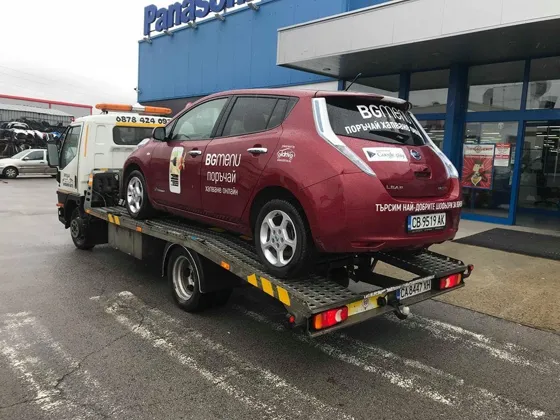 Nissan LEAF ZE0 на BGmenu без заряд