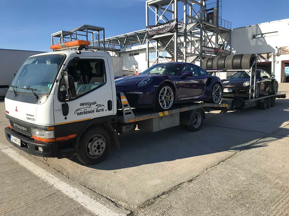 Porsche 911 GT – превоз за състезание в Серес 3