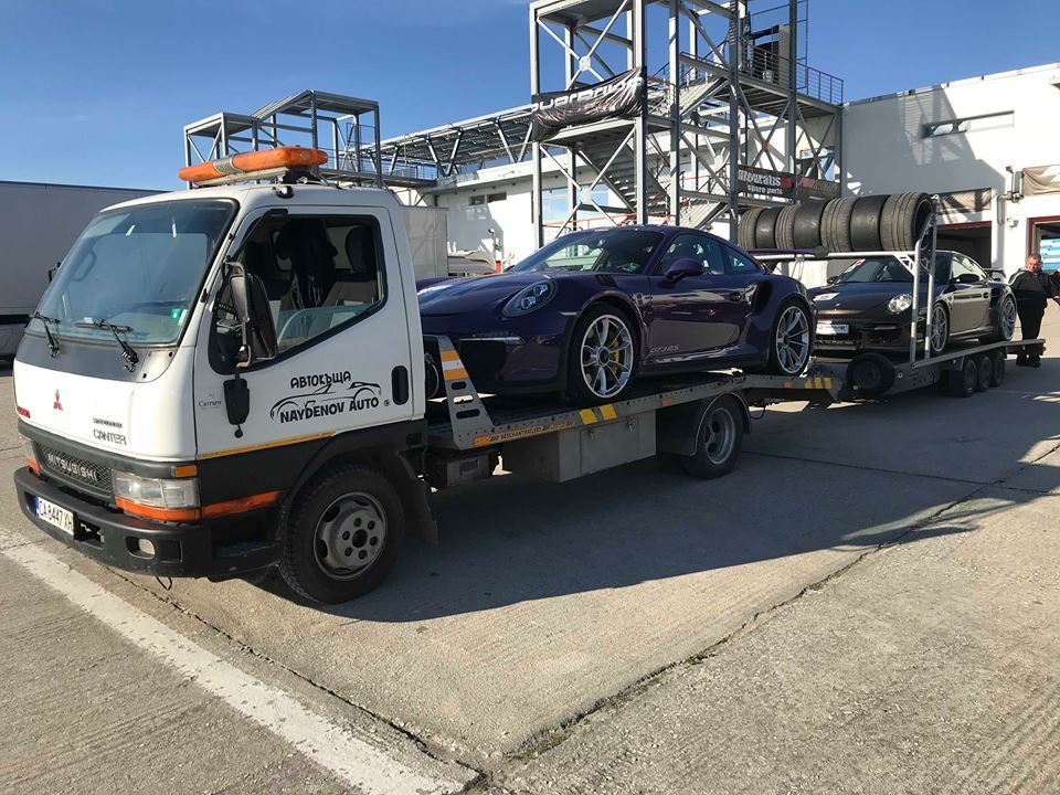 Porsche 911 GT – превоз за състезание в Серес 5